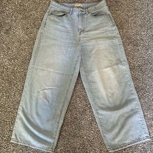 Madewell curvy perfect vintage wide leg crop jean